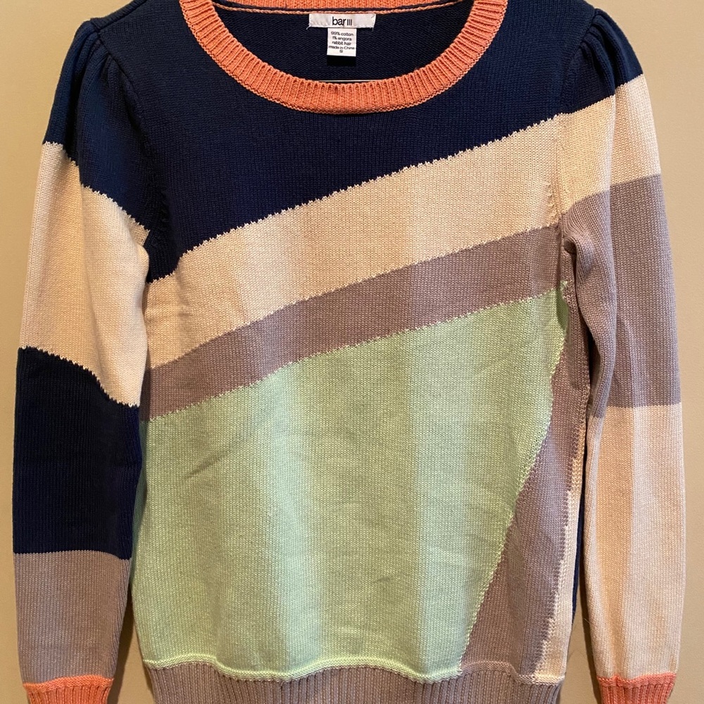 Color block sweater